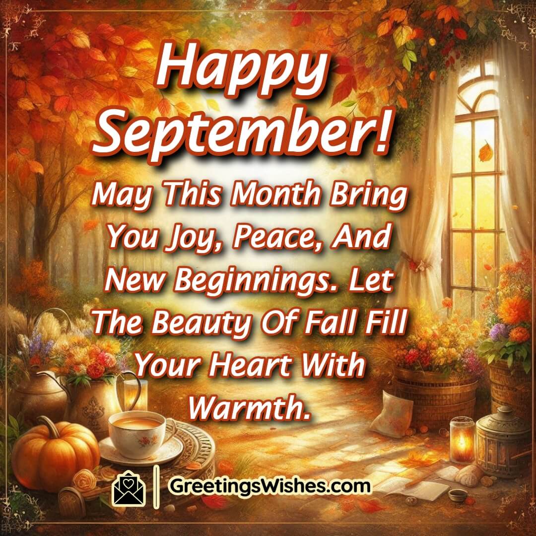 Happy September Month Wishes