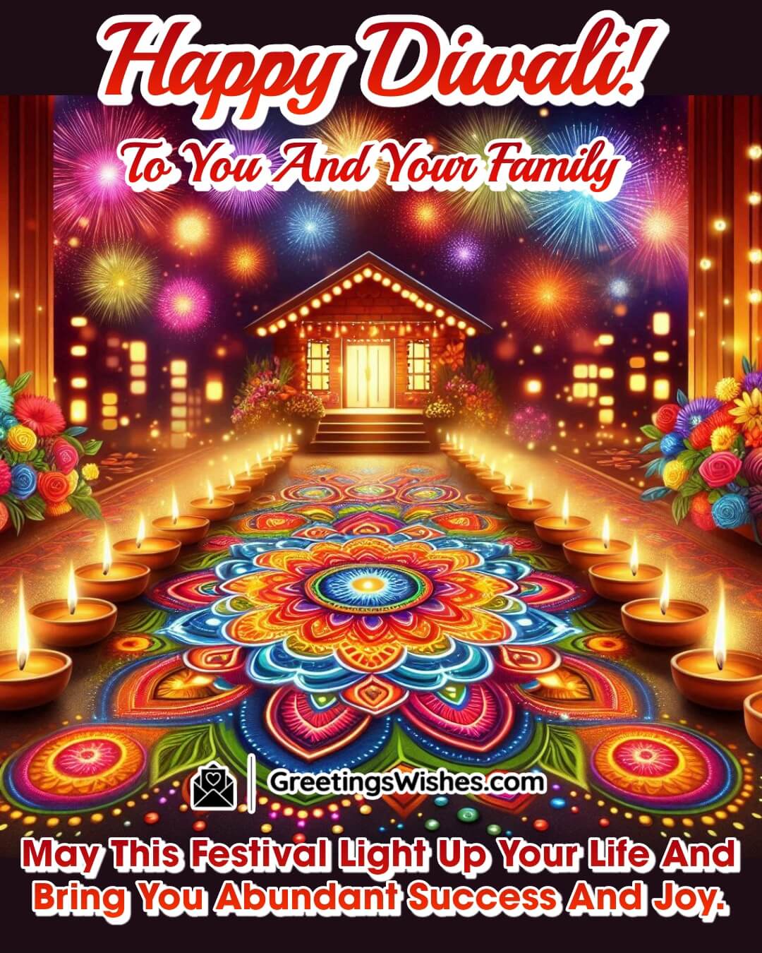 Diwali Greetings For Success And Happiness