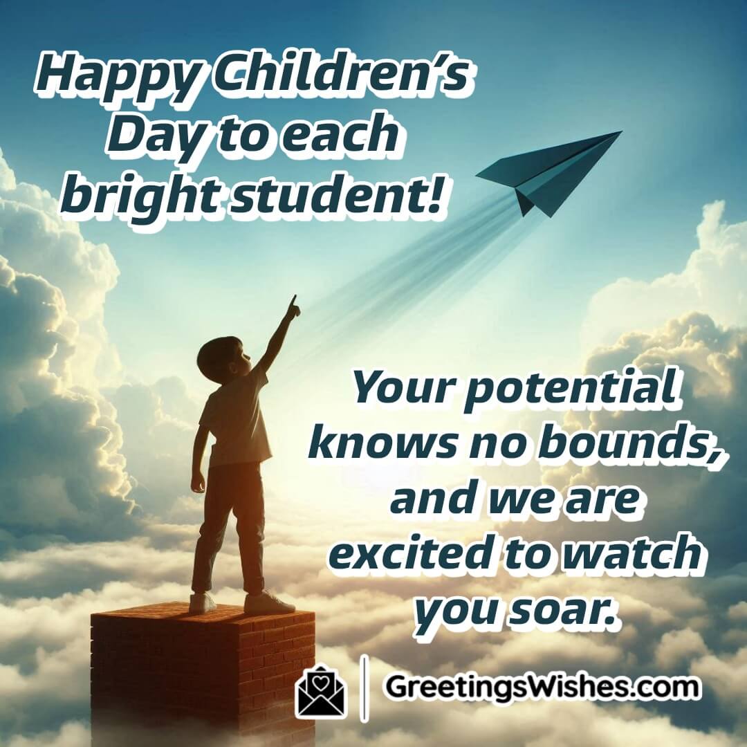 International Children’s Day Wishes From Teachers