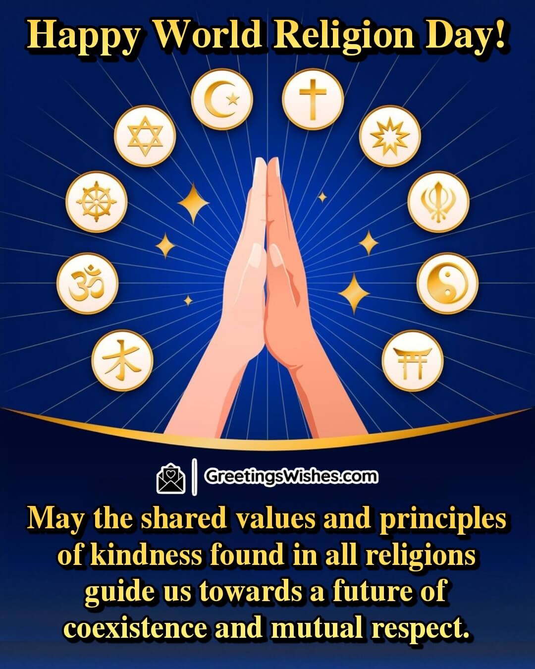 Happy World Religion Day Message