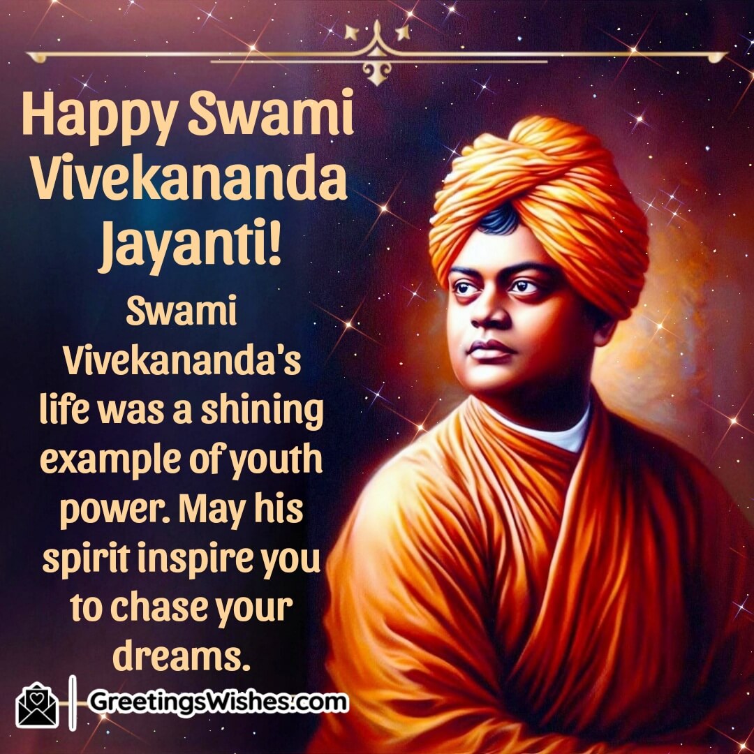 Swami Vivekananda Jayanti Youth Empowerment Wishes