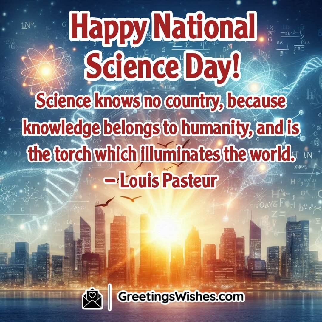 Happy National Science Day Inspiring Quote
