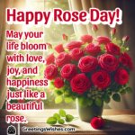 Happy Rose Day Bouquet Image