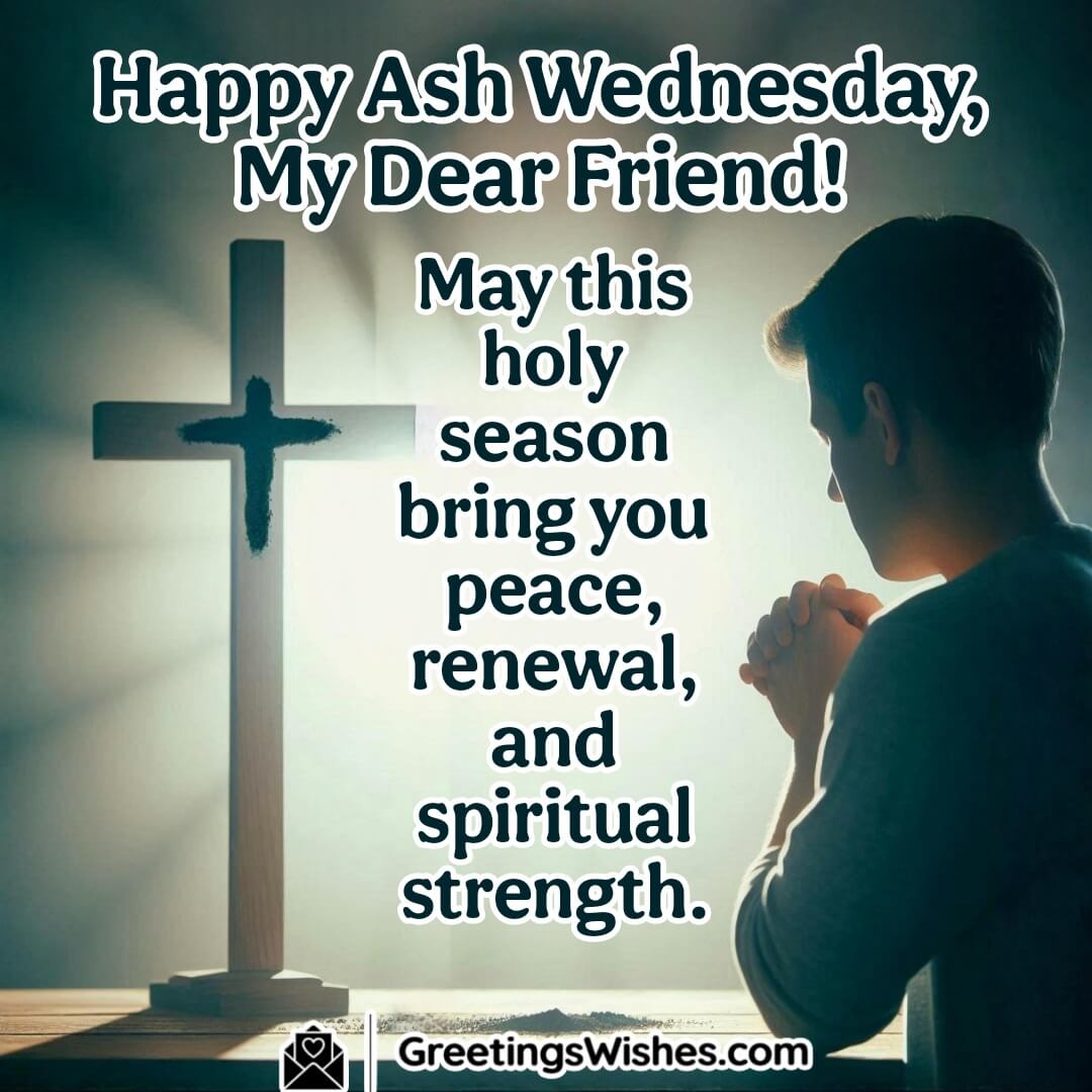 A person in quiet prayer on Ash Wednesday, symbolizing spiritual renewal and strength.