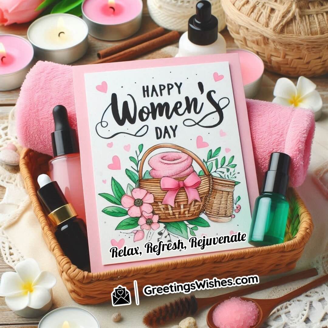 Women's Day Spa Gift Basket