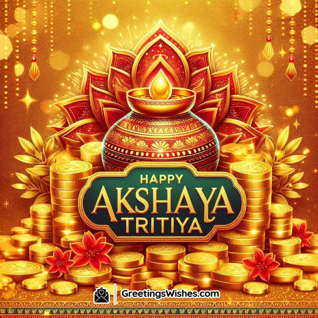 Happy Akshaya Tritiya Good Fortune Image