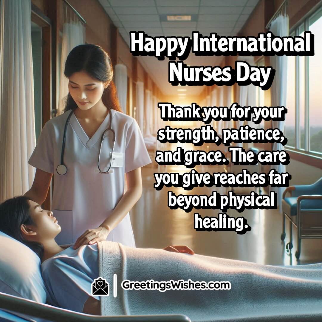 International Nurses Day image of a nurse caring quietly at dawn, representing grace, strength, and healing presence.