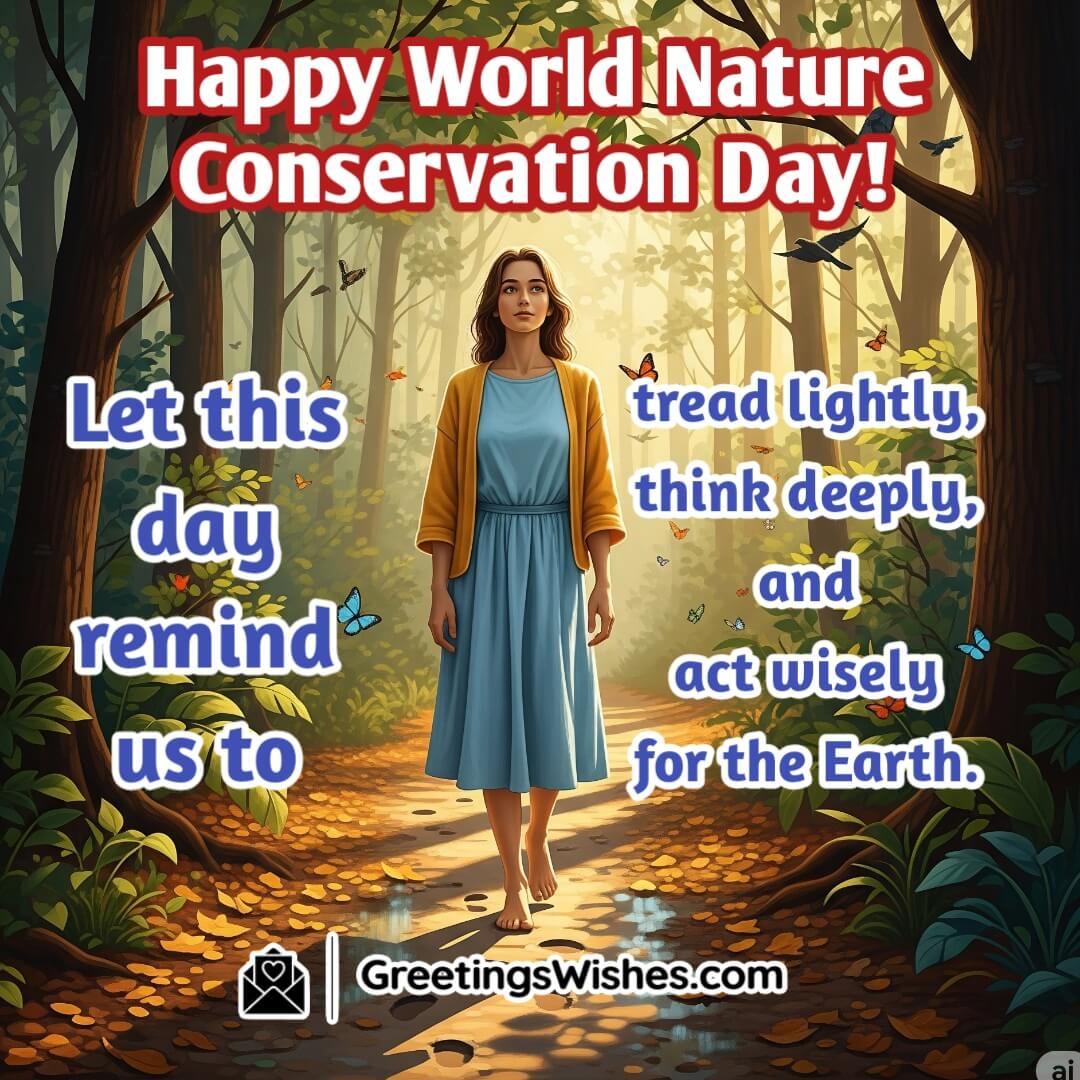 image featuring a barefoot person walking on a forest trail symbolizing mindfulness, wisdom, and gentle action for the planet.