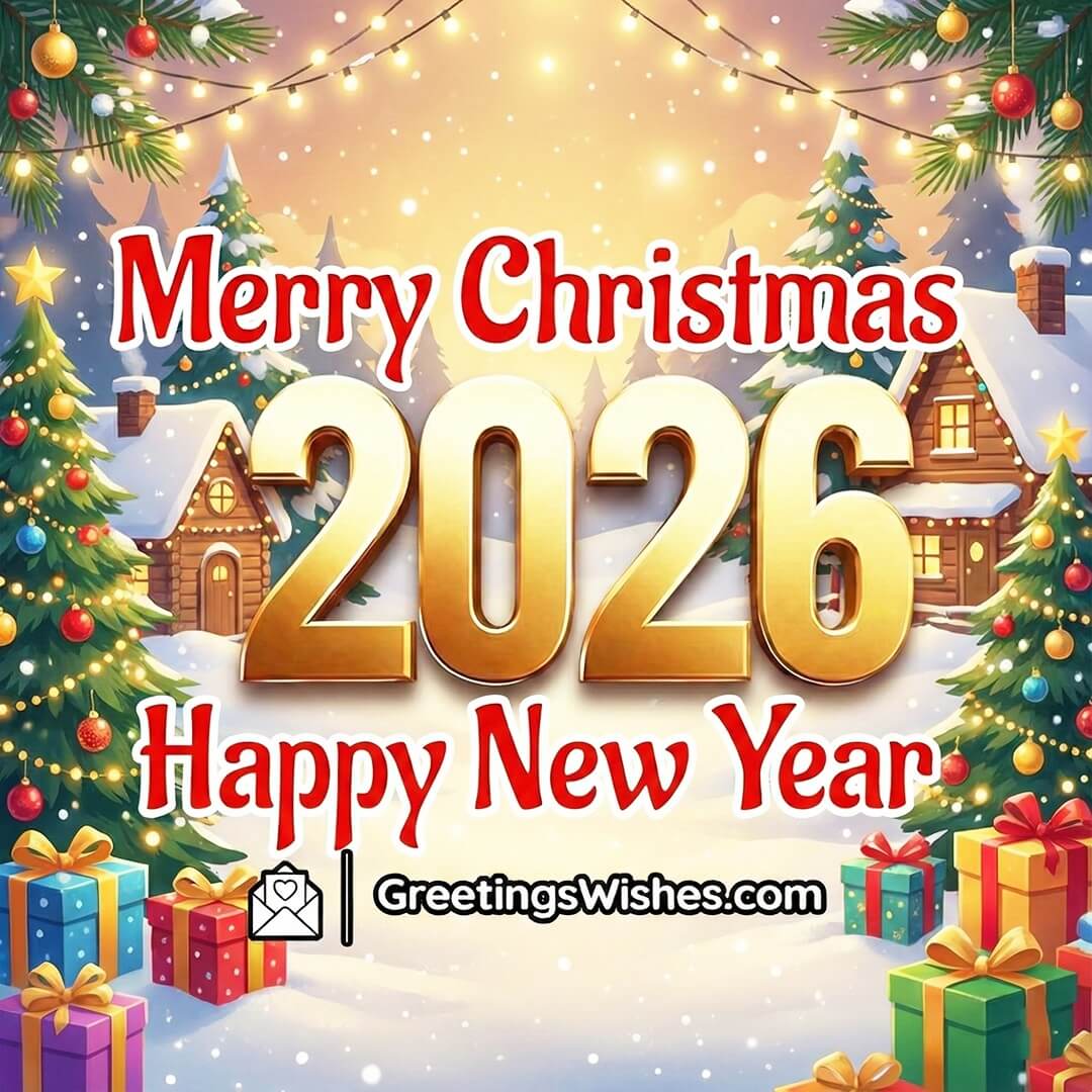 Merry Christmas 2026 Happy New Year