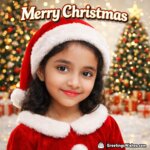 Personalised Merry Christmas Kid Santa Outfit Photo