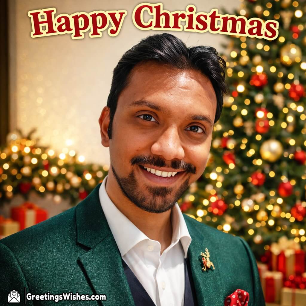 Royal Personalised Christmas Portrait Photo