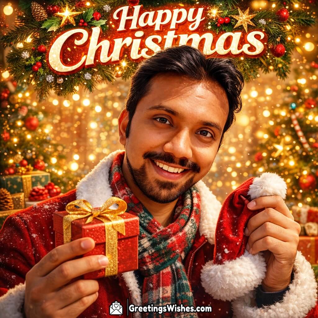 Santa Style Customised Christmas Photo