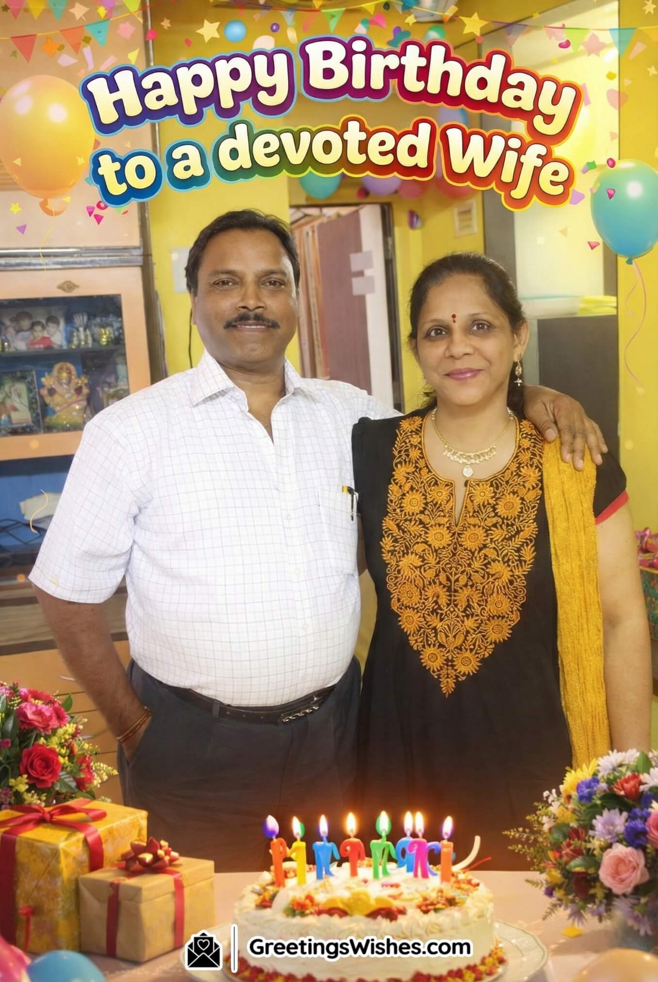 Happy Birthday To A Devoted Wife