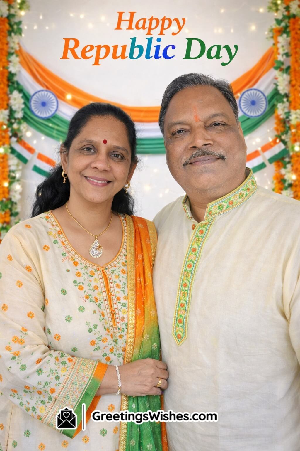 Republic Day Couple Photo
