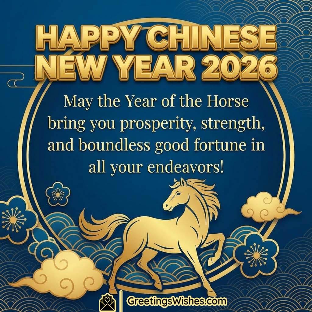 Happy Chinese New Year 2026 Wish Pic