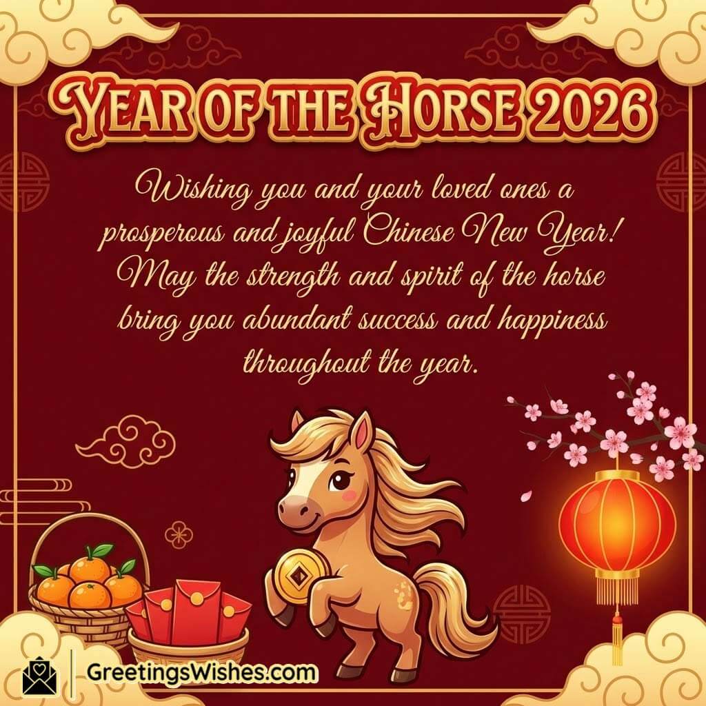 Happy Chinese New Year 2026 Wish