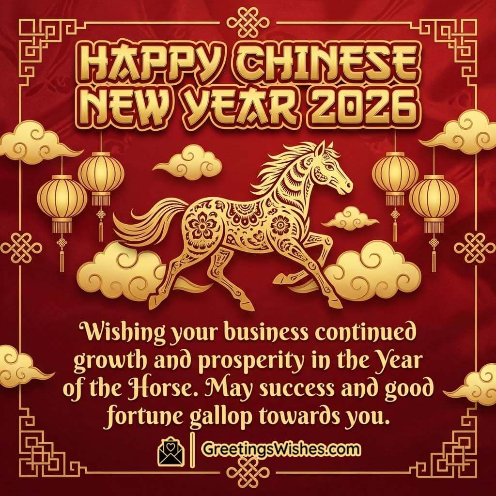 Happy Chinese New Year 2026 Wishes For Business