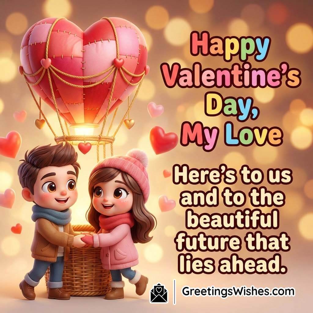 Happy Valentine’s Day My Love Sweet Romantic Message
