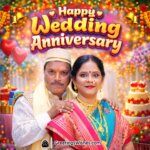 Real Couple Wedding Anniversary Photo Idea