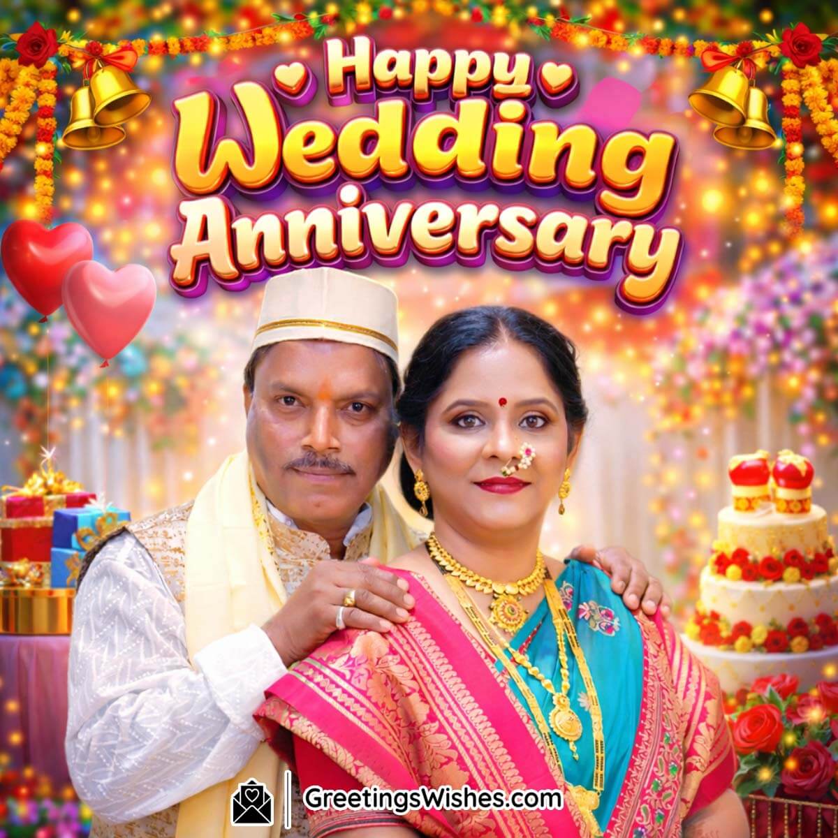 Real Couple Wedding Anniversary Photo Idea