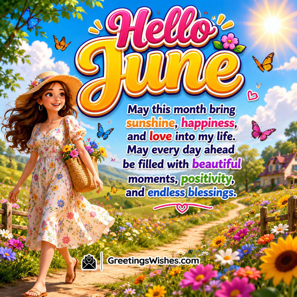 Hello June Wish Image
