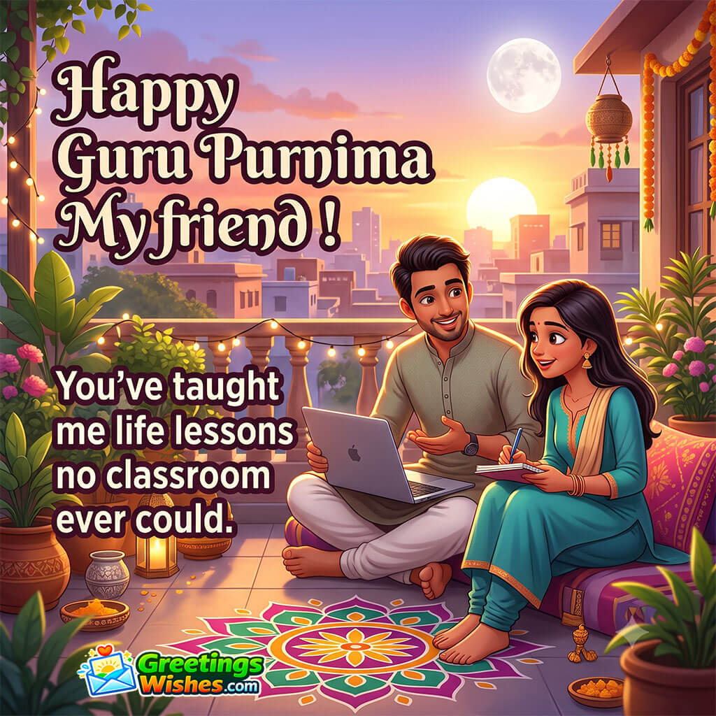 Guru Purnima Wishes For Friend
