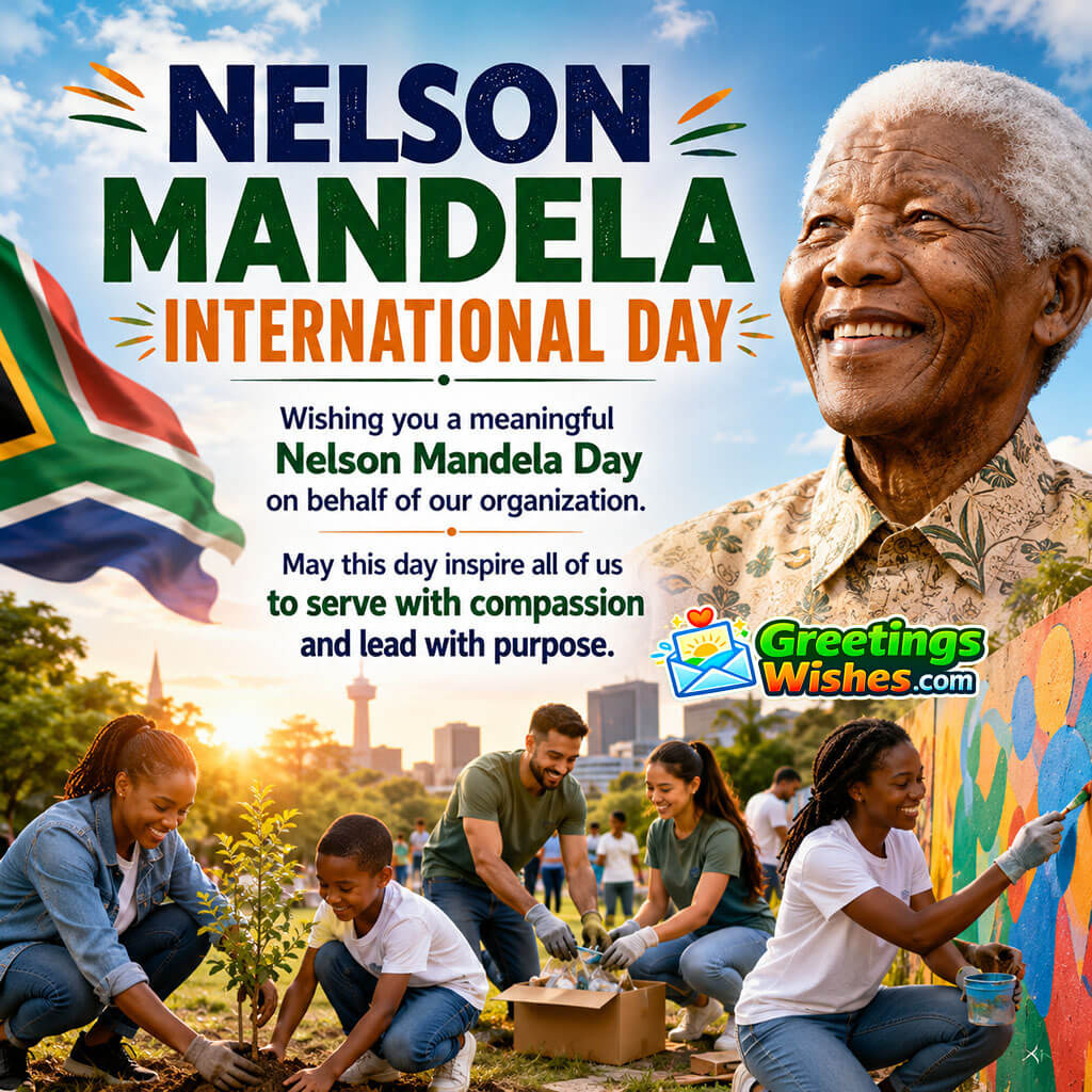 Nelson Mandela Day Message From Organizations