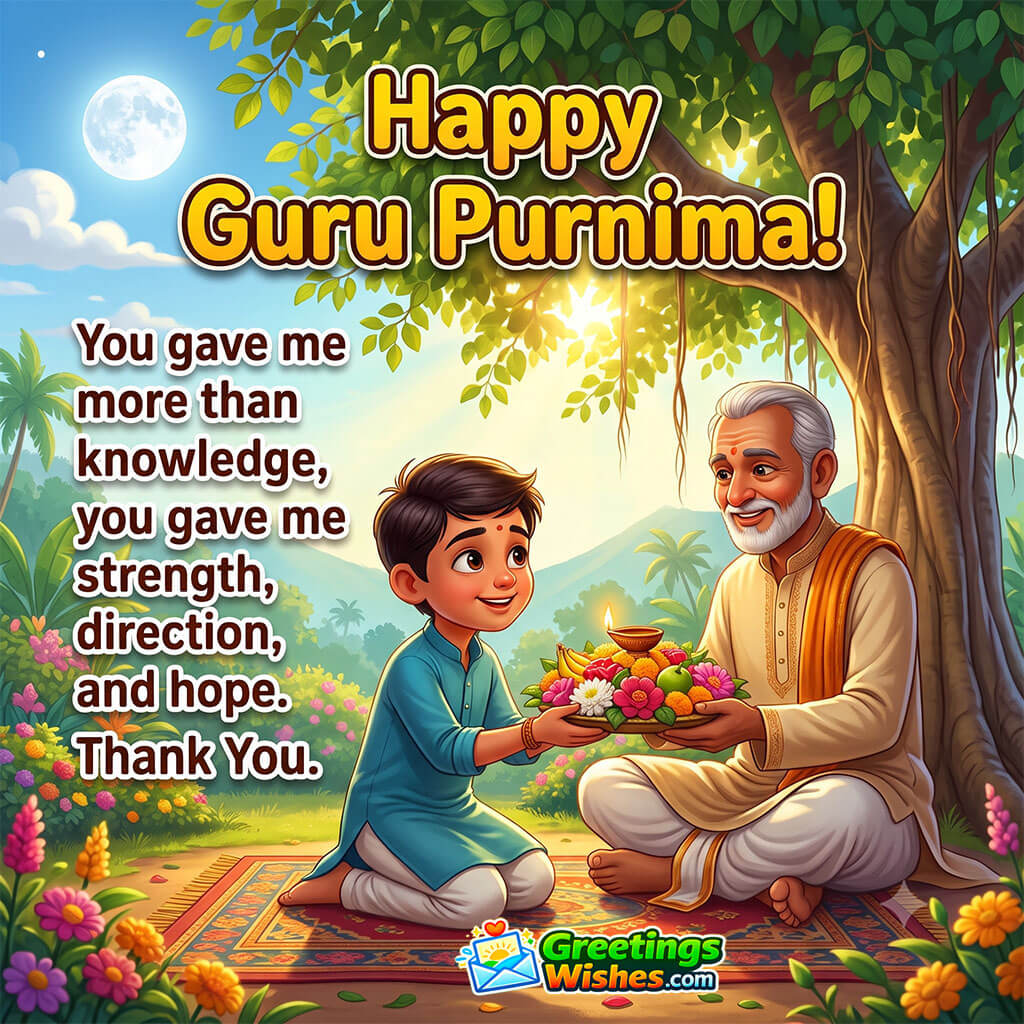 Thankful Guru Purnima Message