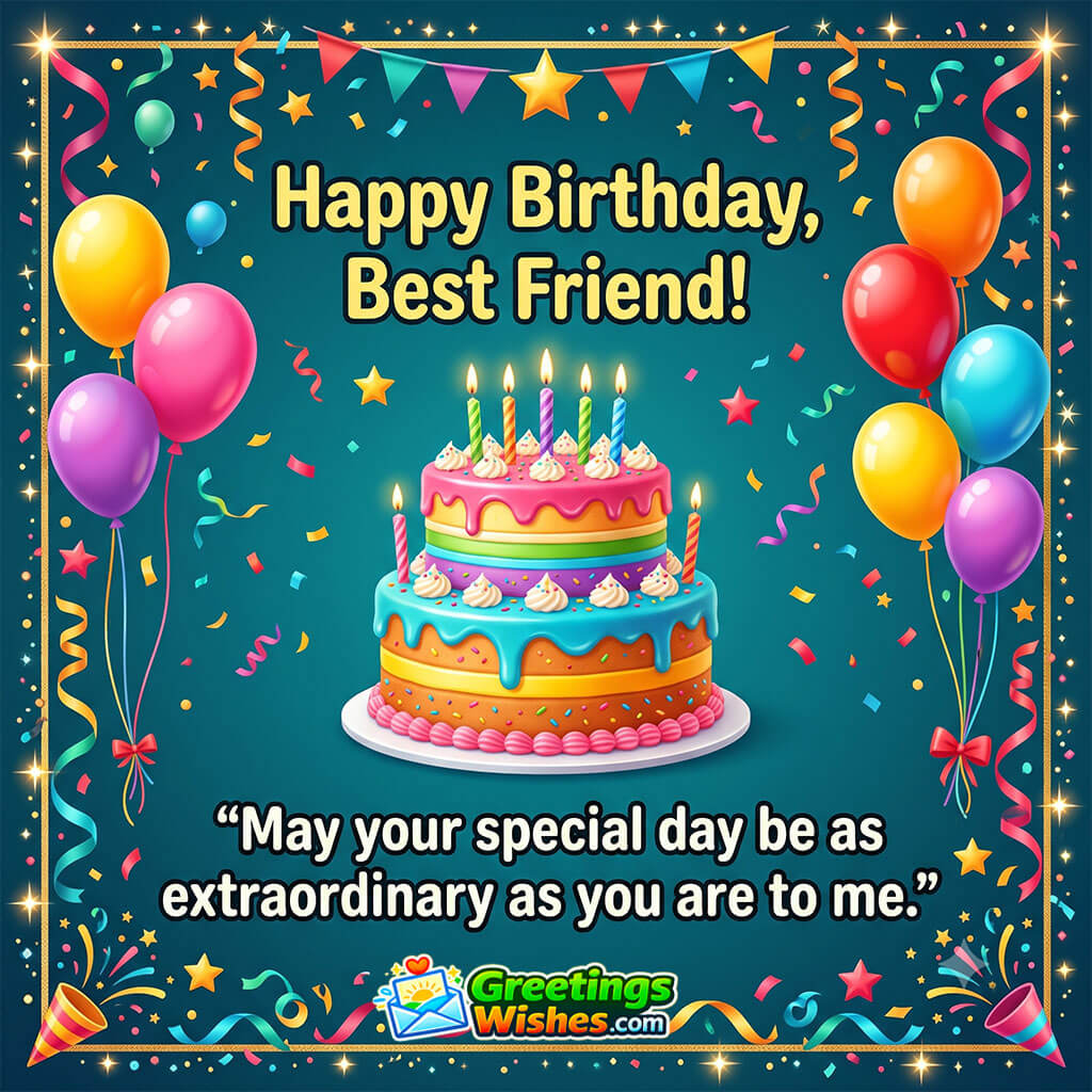 Happy Birthday, Best Friend!