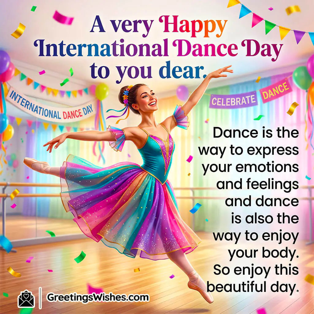 Dance Day Wishes