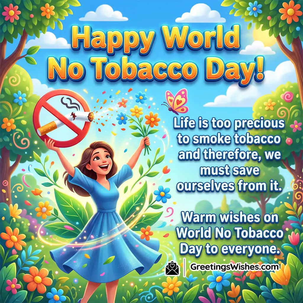 World No Tobacco Day Wish