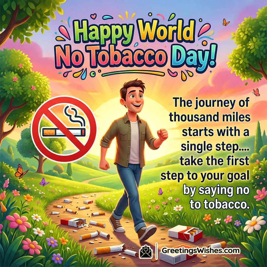 World No Tobacco Day Wishes
