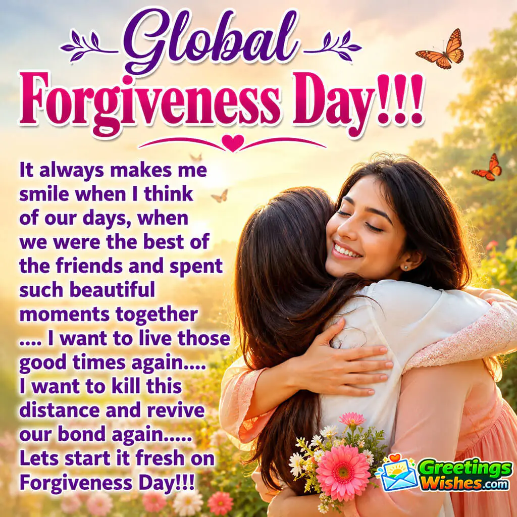 Global Forgiveness Day
