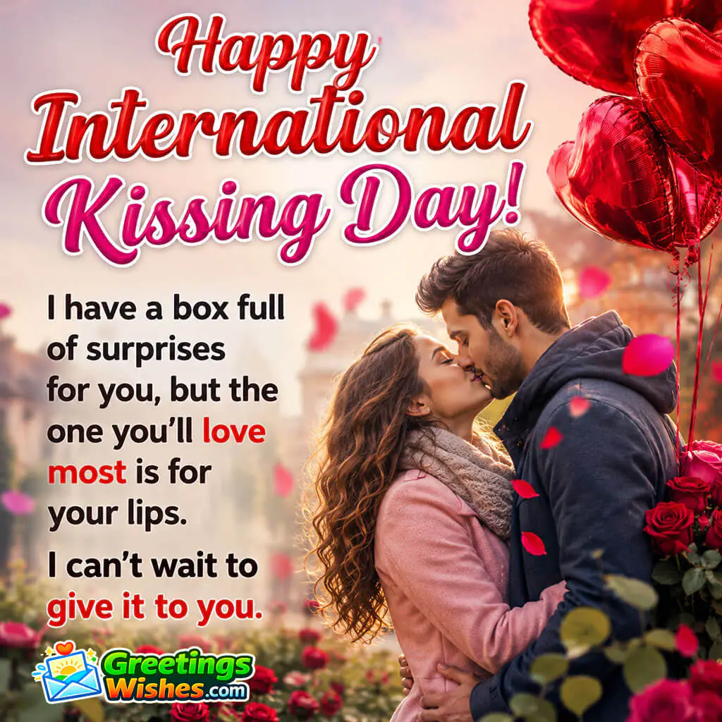 Kissing Day Wish