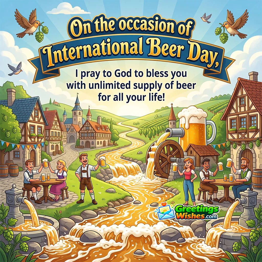 Happy International Beer Day Blessings
