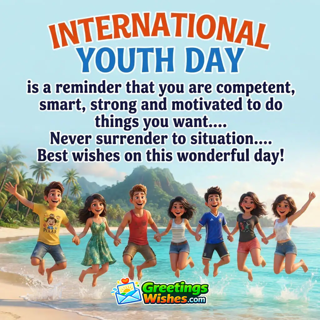 Best Wishes On International Youth Day