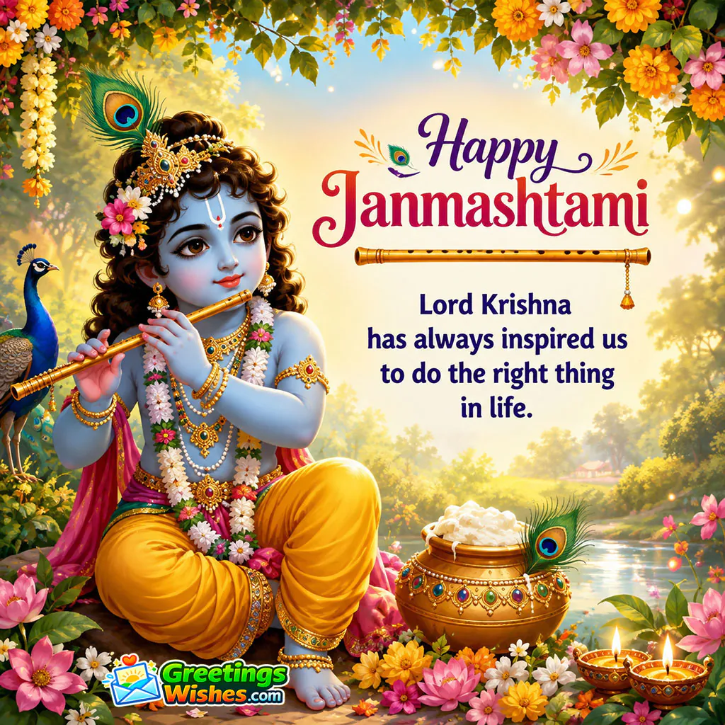 Happy Janmashtami Quote
