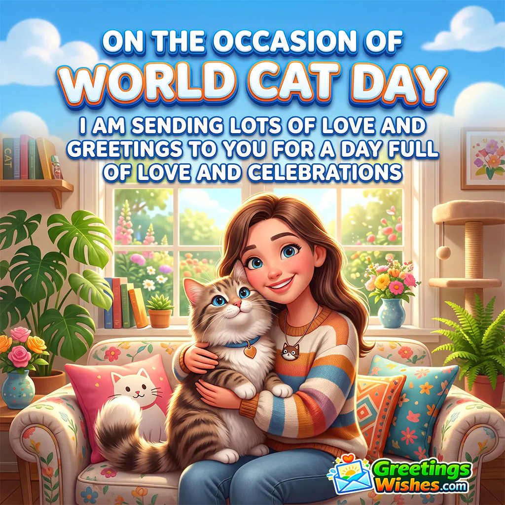 World Cat Day Greetings