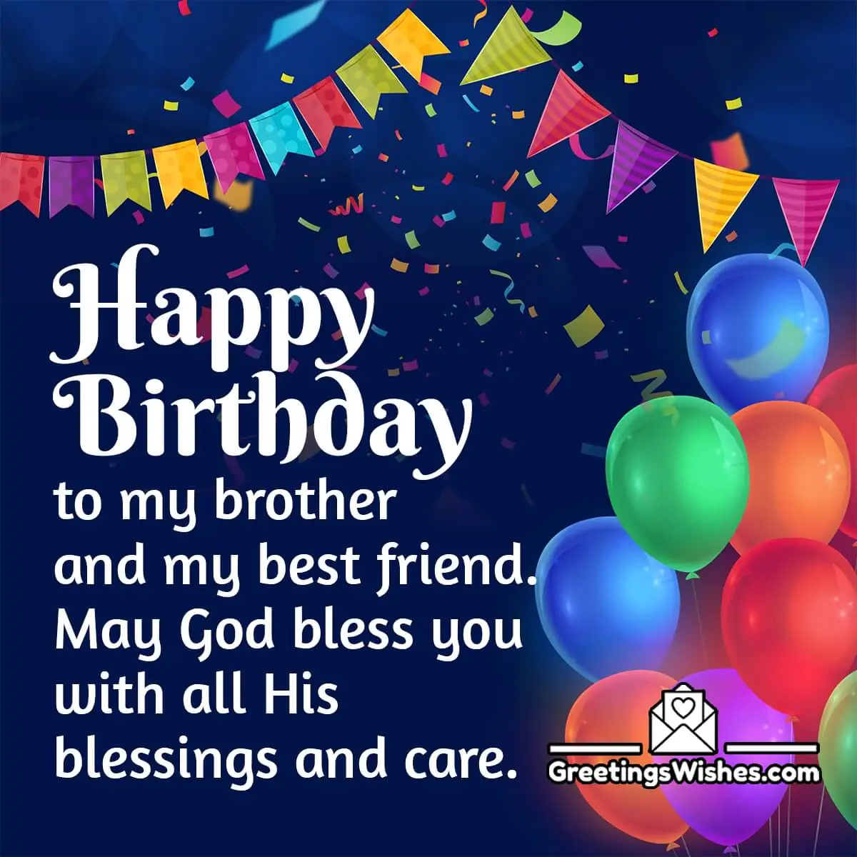 Happy Birthday Blessings For Brother