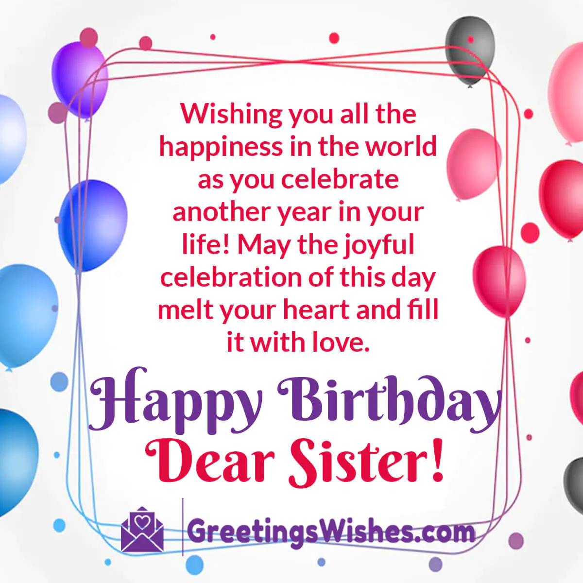 Happy Birthday Dear Sister