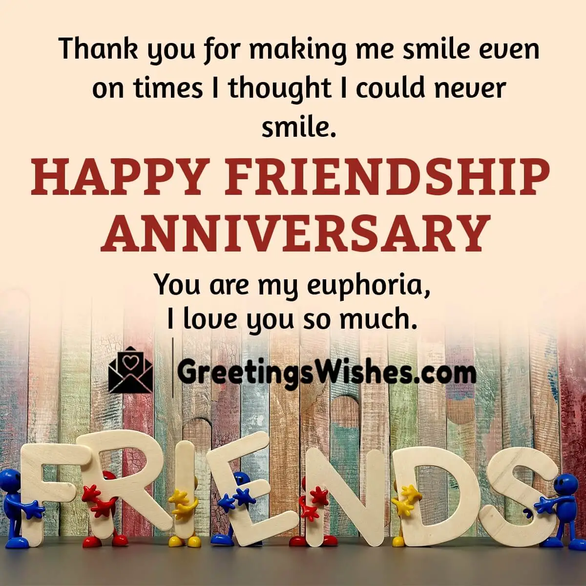Happy Friendship Anniversary Wish