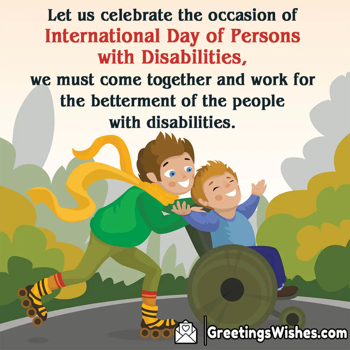 International Day of Persons with Disabilities Whatsapp Status