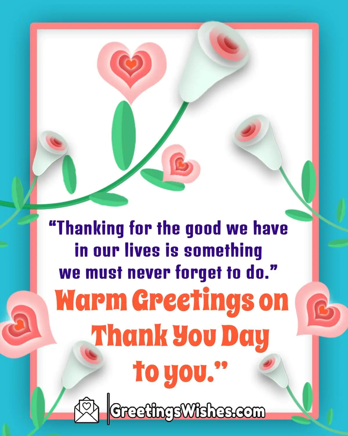 International Thank You Day Greeting Card