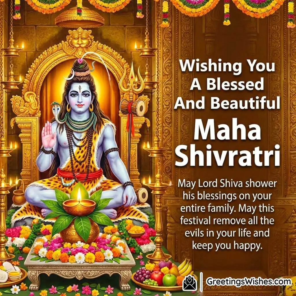 Beautiful Maha Shivratri Blessings Picture