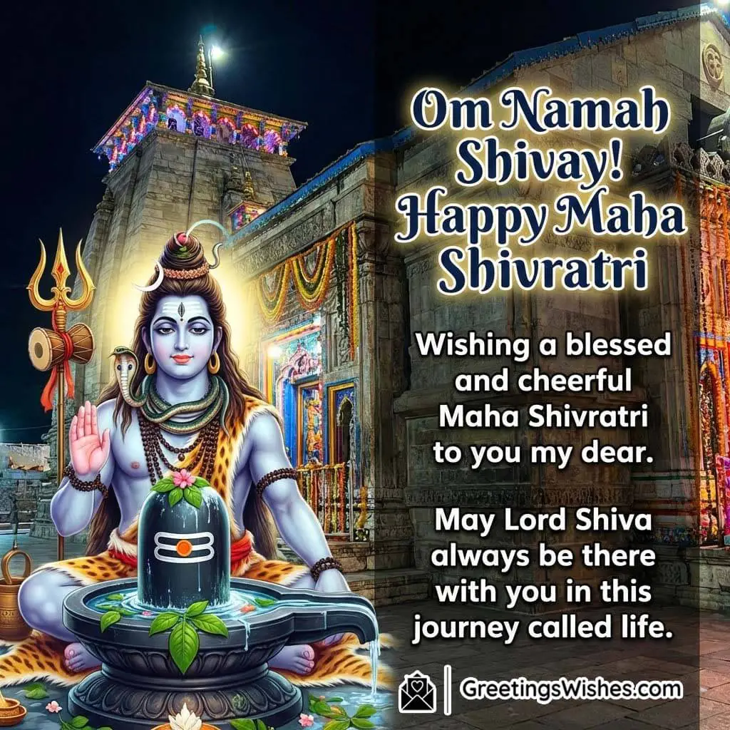 Blessed And Cheerful Maha Shivratri Image