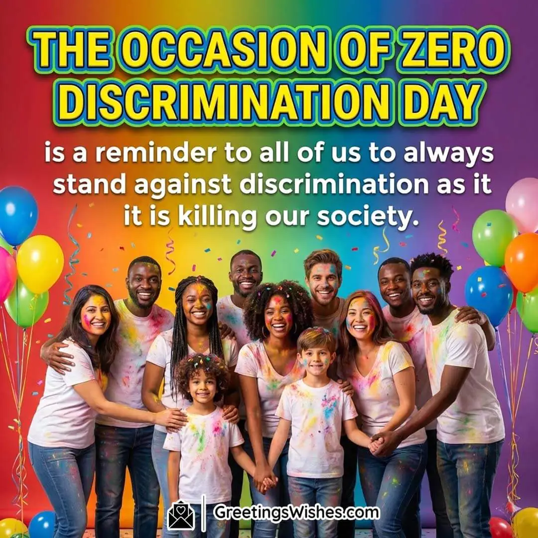 Zero Discrimination Day Message