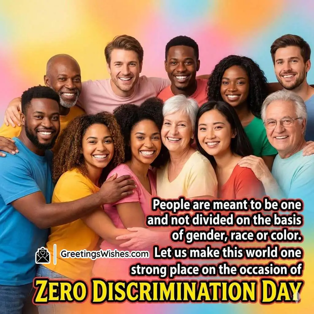 Zero Discrimination Day Quote