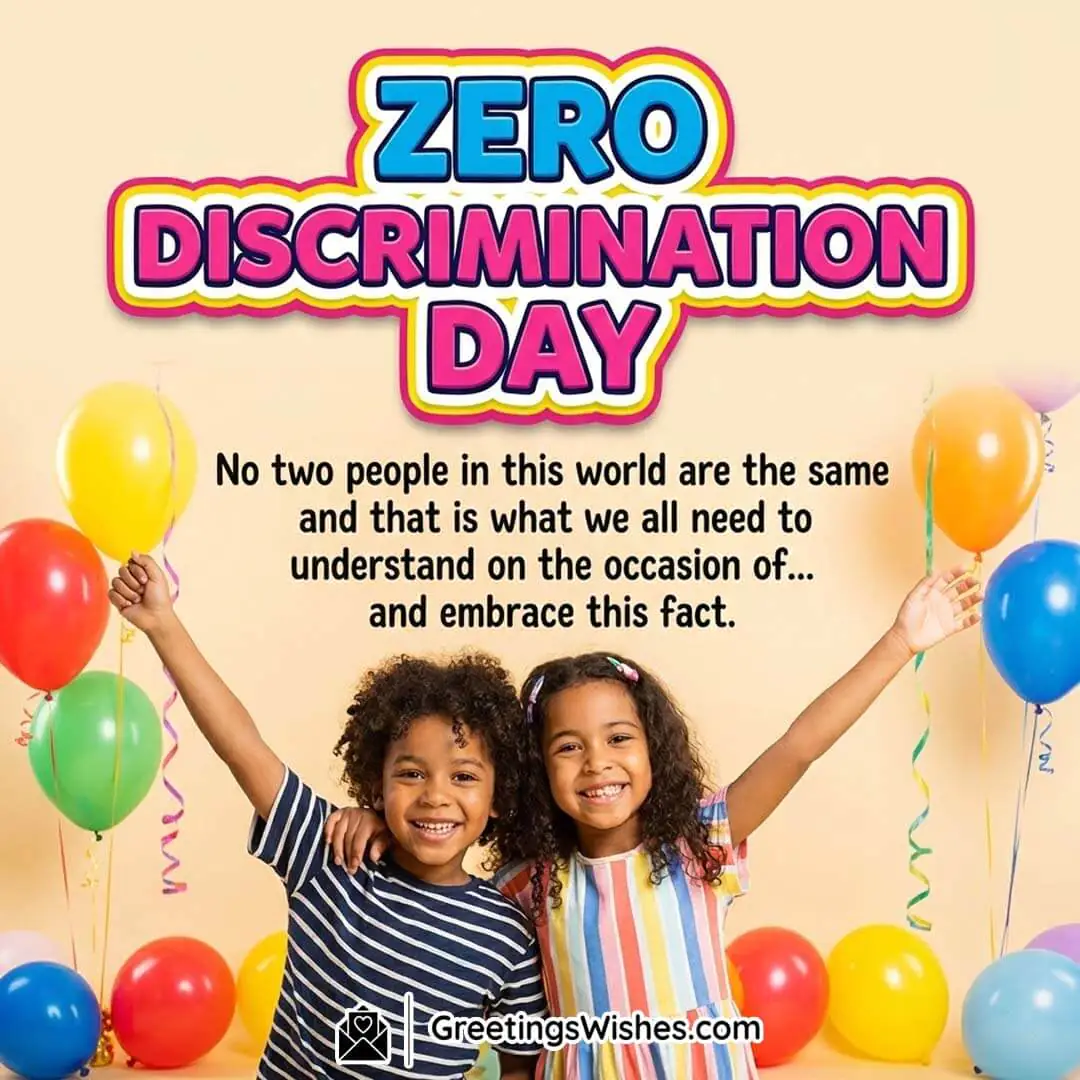 Zero Discrimination Day Quotes, Messages