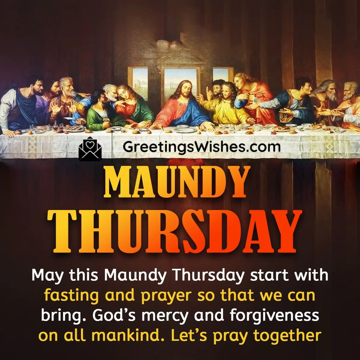 Maundy Thursday Wishes Messages