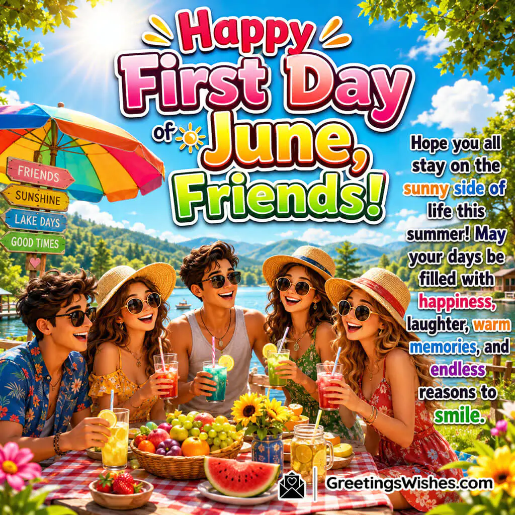 Happy 1st Day Of June Greetings